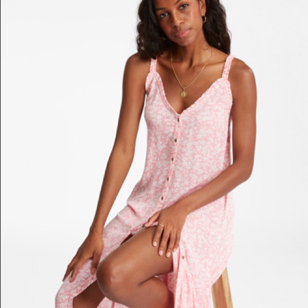 Billabong Sweet Edges Midi Dress Size S